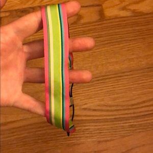 Preppy stripe ribbon headband